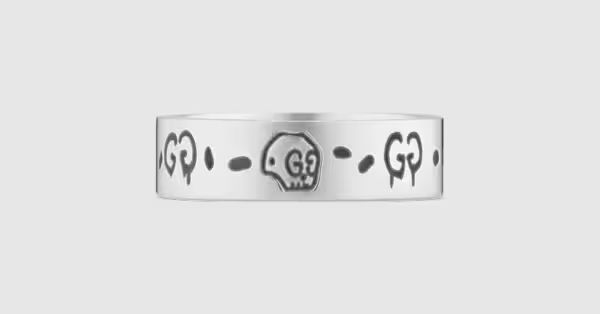 Gucci - GucciGhost ring in silver | Gucci (US)