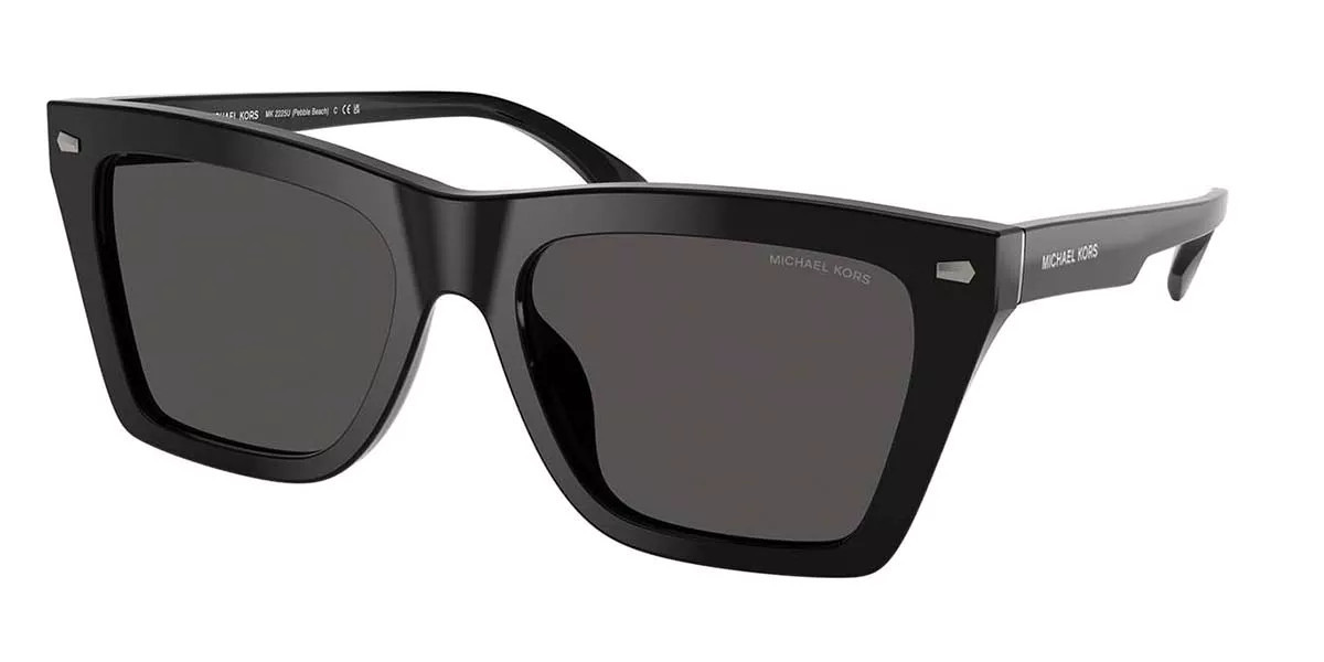 Michael Kors MK2225U PEBBLE BEACH 300587 Men's Sunglasses Black Size 56 | SmartBuyGlasses Global