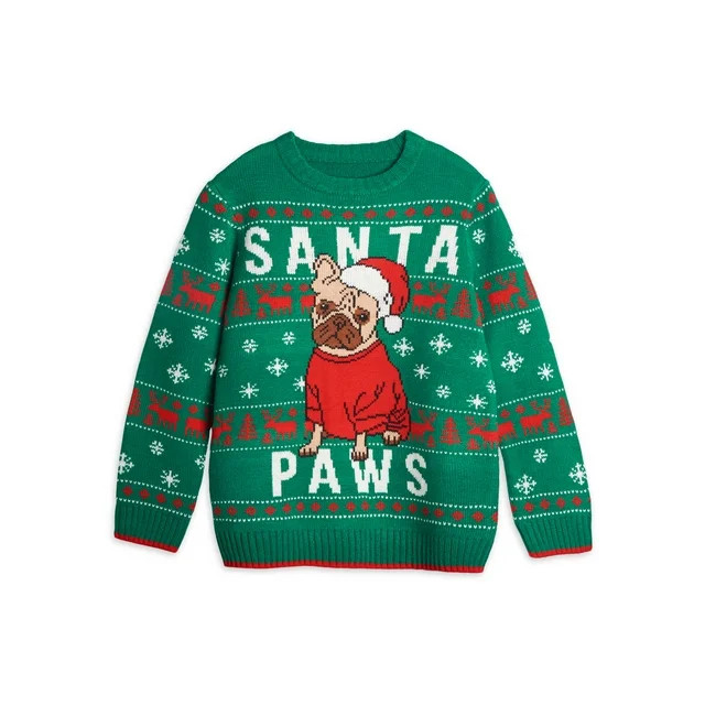 Holiday Time Boys Christmas Sweater, Sizes 4-18 & Husky | Walmart (US)