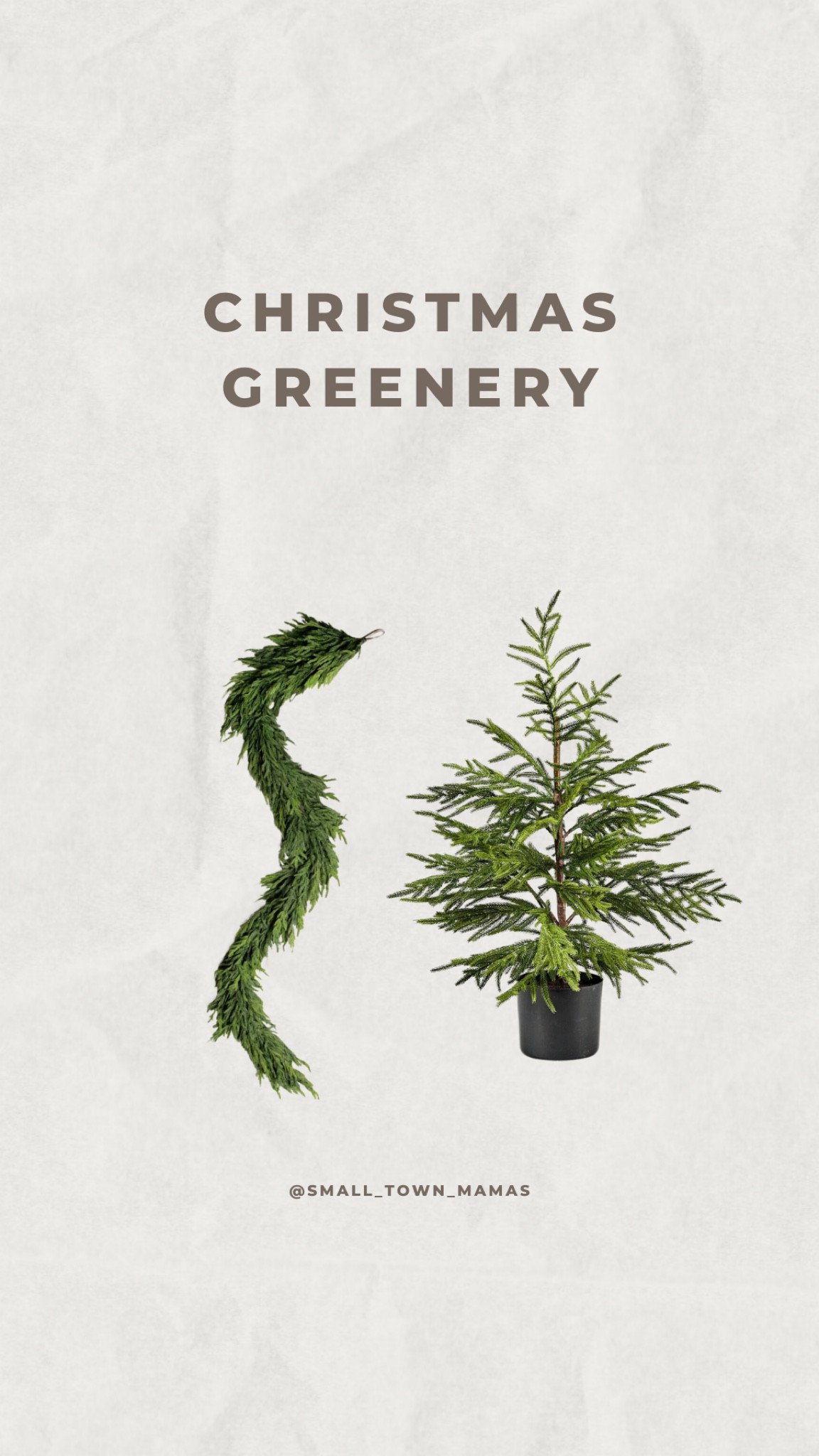 Christmas greenery! 

Norfolk, greenery, christmas mantle 

#LTKSeasonal #LTKHome #LTKHoliday