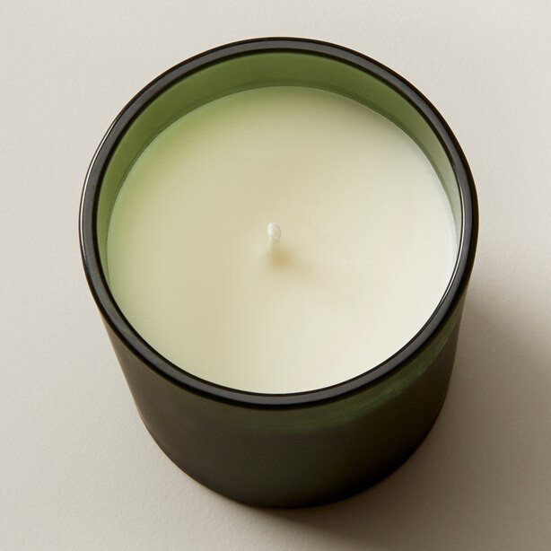 NORDIC NOEL POURED GLASS CANDLE | Indigo (CA)