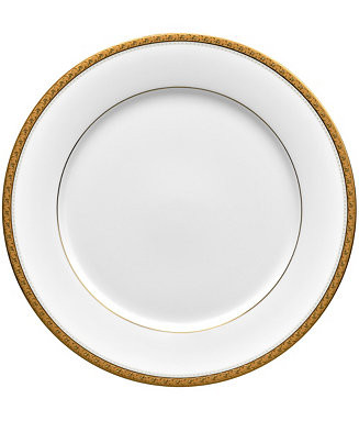 Charlotta Gold Dinner Plate | Macys (US)