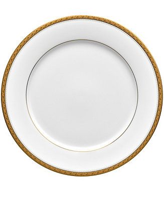 Charlotta Gold Dinner Plate | Macys (US)