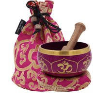 Fast Free Shipping Singing Bowl Complete Set With Carry Bag ~ Om Mantra For Meditation, Chakra Heali | Etsy (US)