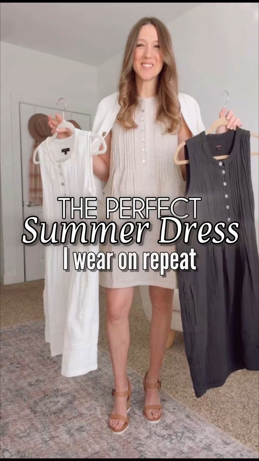 The cotton dress that makes you look put-together when you're really just winging it 🤍 This is what happens when comfort meets style and nobody has to know you got dressed in 30 seconds. Throw it on for brunch, meetings, or that thing you forgot you had today. The kind of dress that does all the work so you don't have to think about it.

#LTKOver40 #LTKTravel #LTKWorkwear