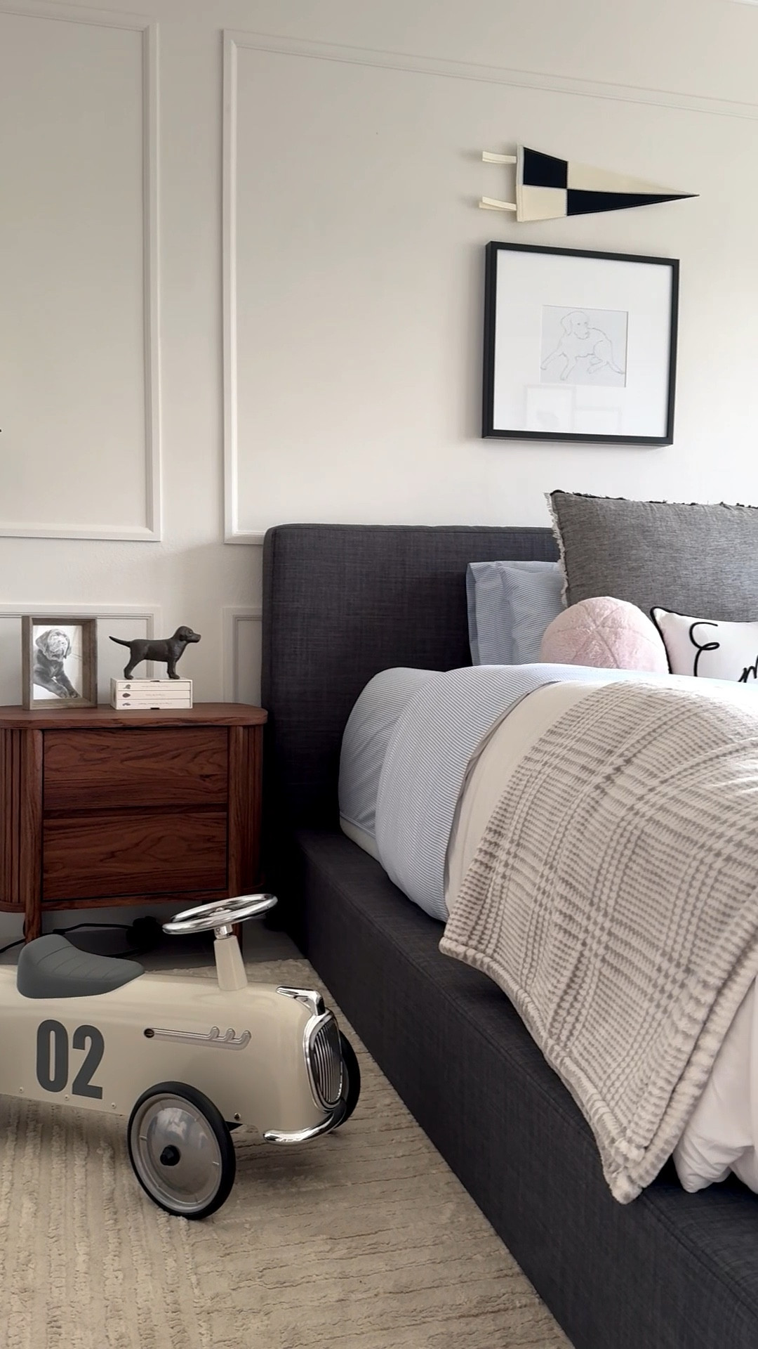 His big boy room 🧸✨🤎 the little wayfair nightstand is everything 

#LTKKids #LTKmomlife #LTKBaby