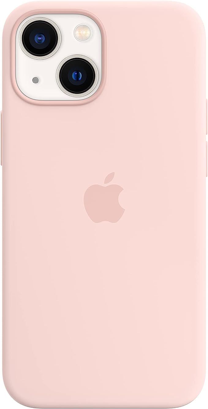 Apple Silicone Case with MagSafe (for iPhone 13 Mini) - Chalk Pink | Amazon (US)