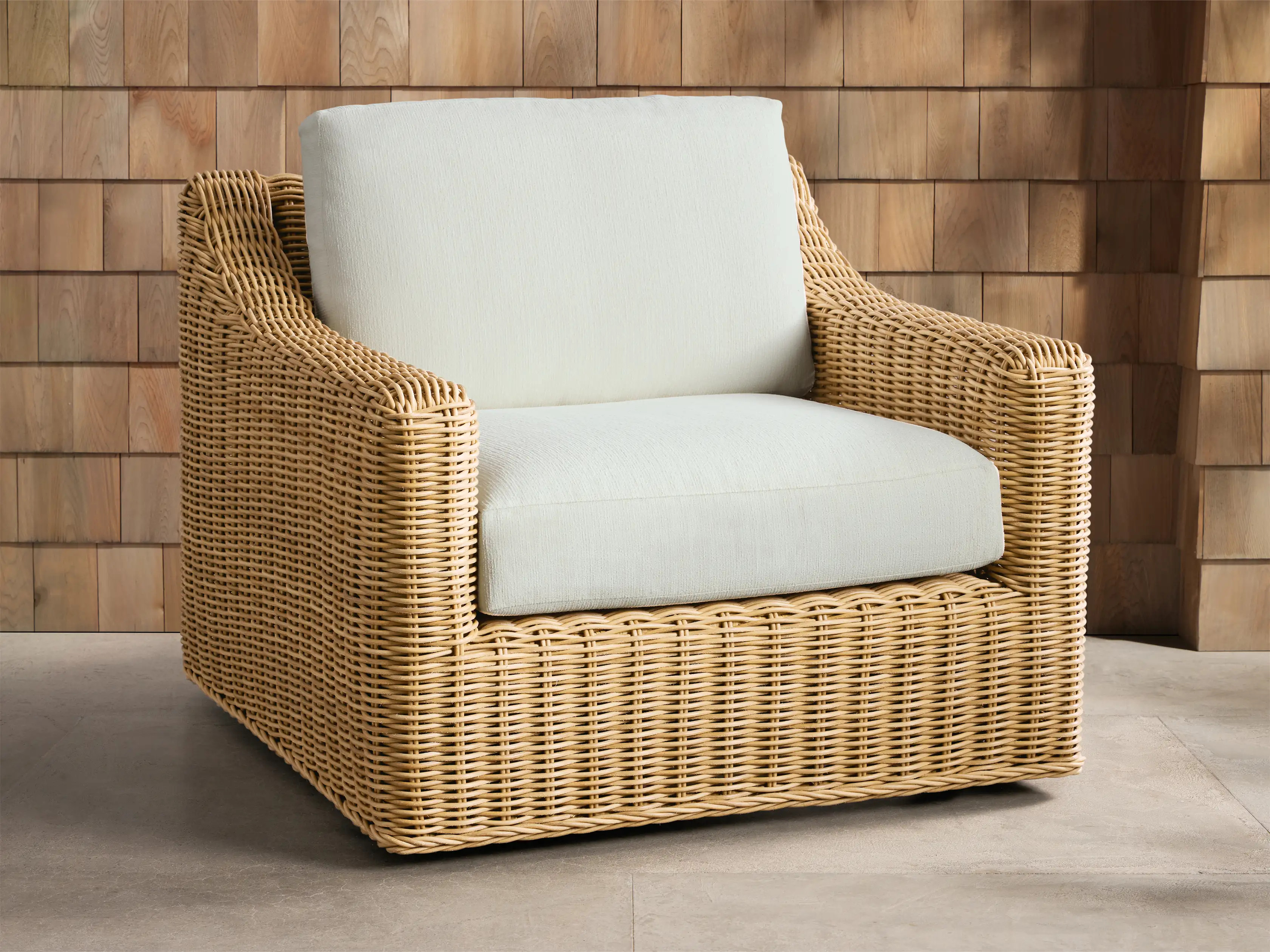 Montauk Outdoor Swivel Chair | Arhaus
