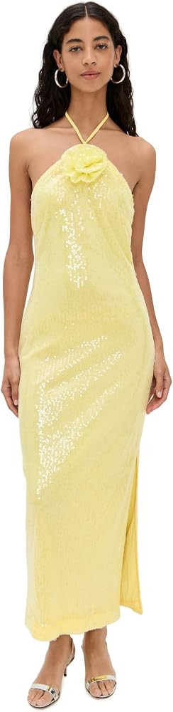 endless rose Women's Rose Haltered Sequins Maxi Dress | Amazon (US)