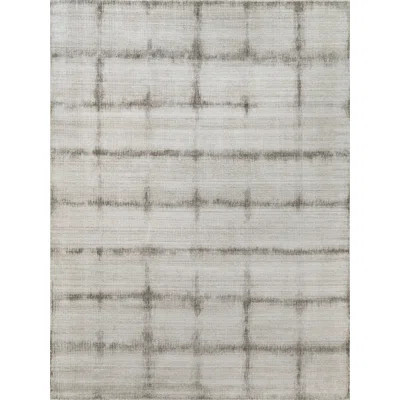 Chroma Geometric Hand-Loomed Charcoal/Gray Area Rug | Wayfair North America