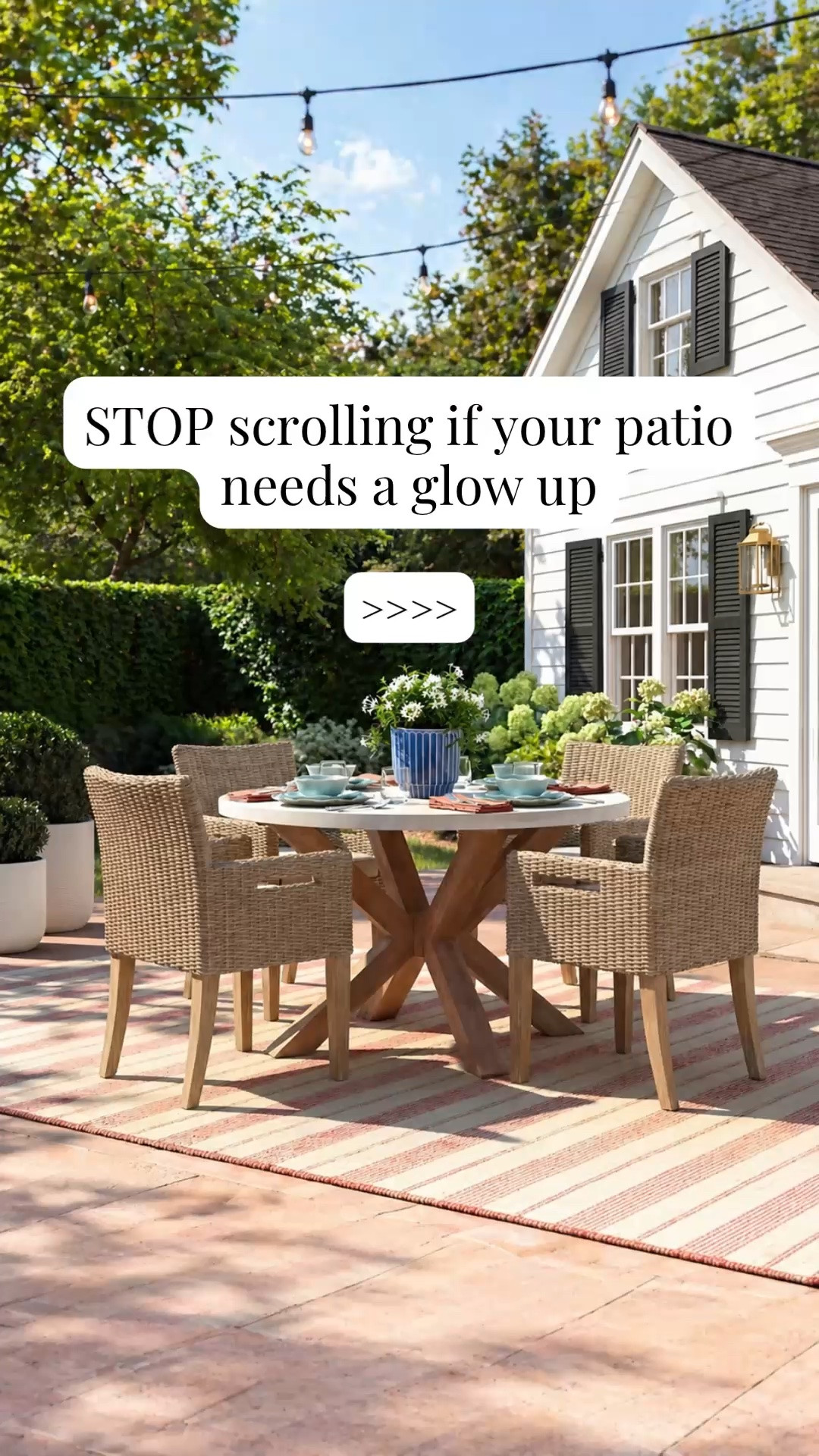 #AD Turn your patio into your own luxury getaway 🌿 I found the best outdoor seating and decor from @Wayfair wayfair that instantly elevates your space. 🤍
#wishyouwerehere #outdoor #Wayfair #WayfairPartner