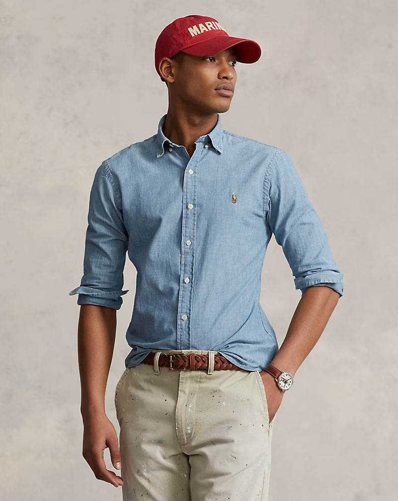 Slim Fit Chambray Shirt | Ralph Lauren (UK)