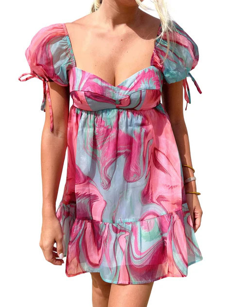 Sicily Dress In Mystic | Shop Simon