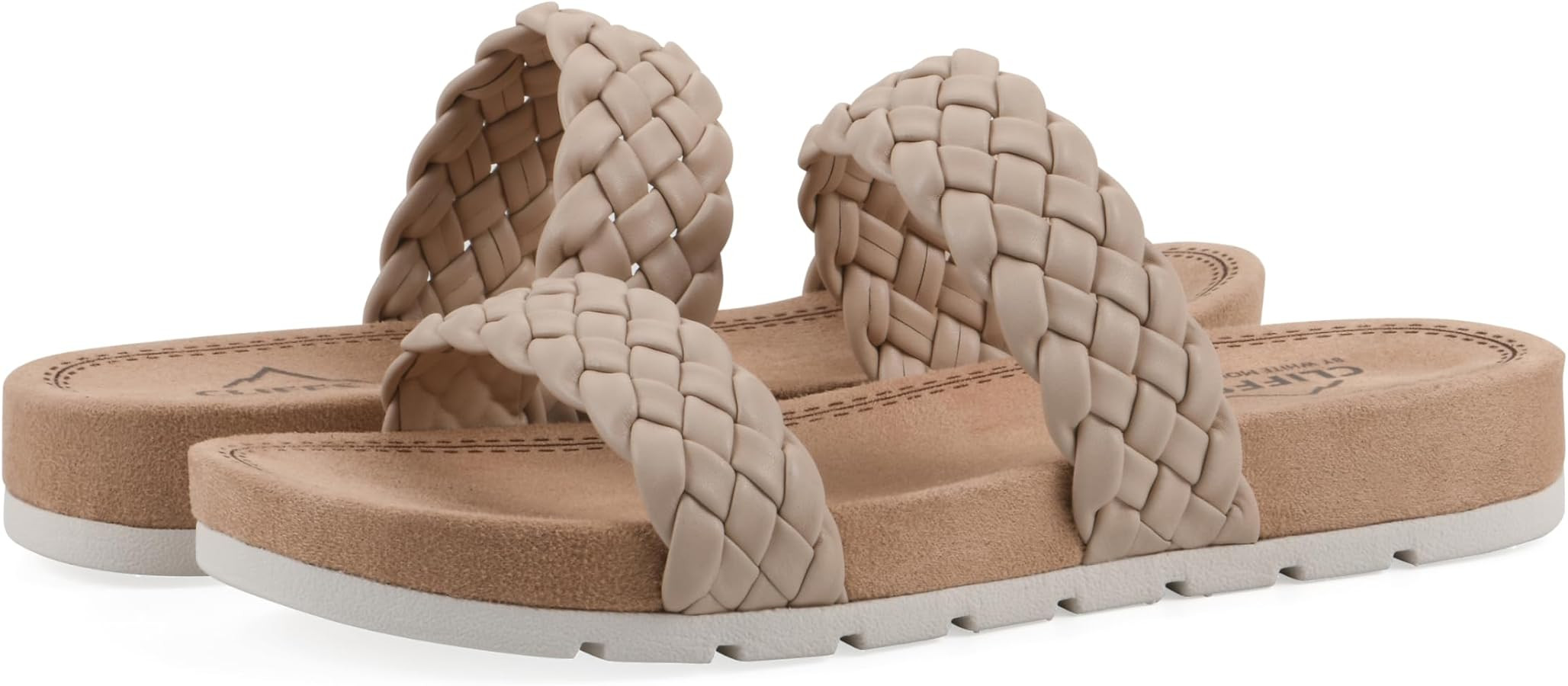 Cliffs by White Mountain Women's Truly Cushioned slide Sandal | Amazon (US)