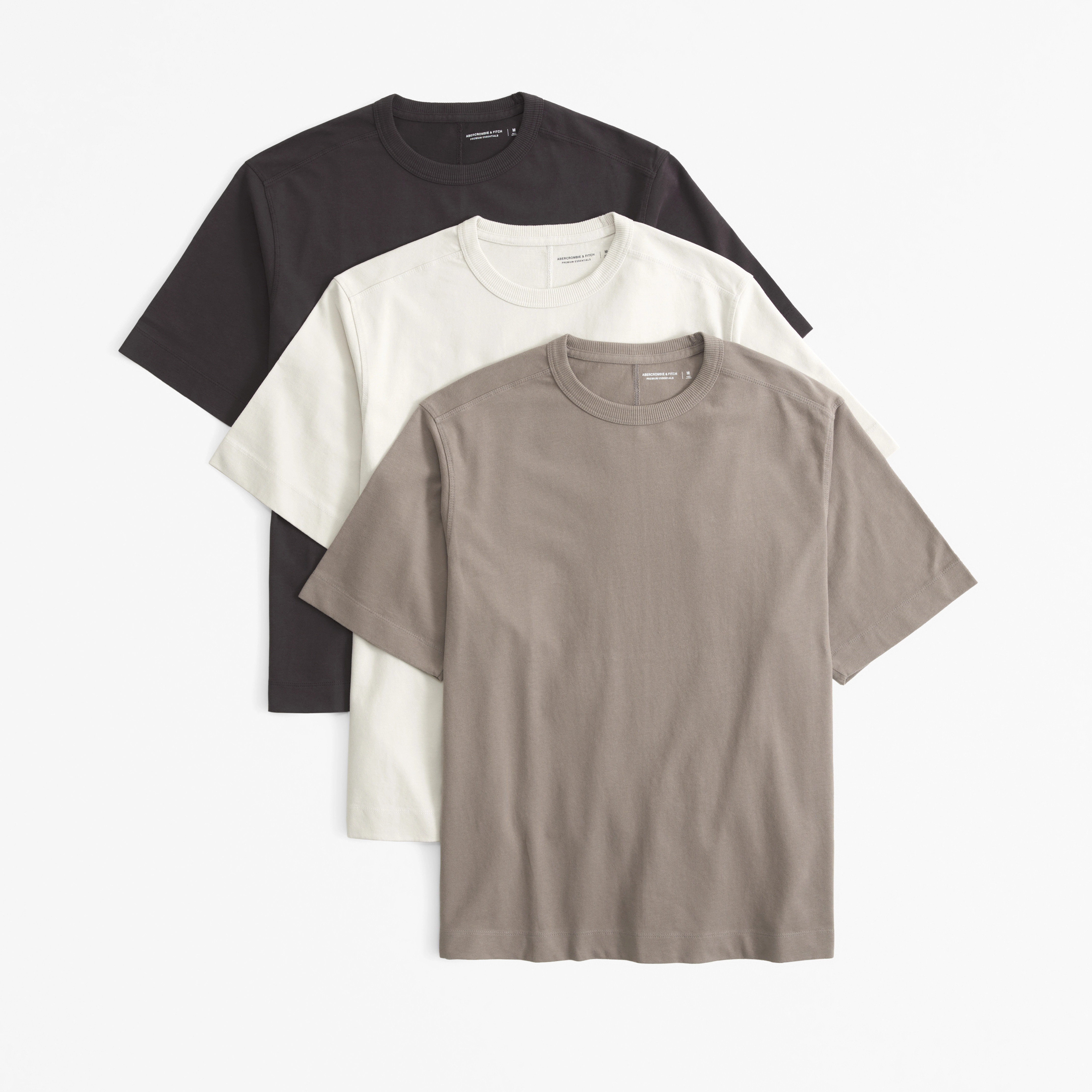 3-Pack Premium Heavyweight Tees | Abercrombie & Fitch (US)