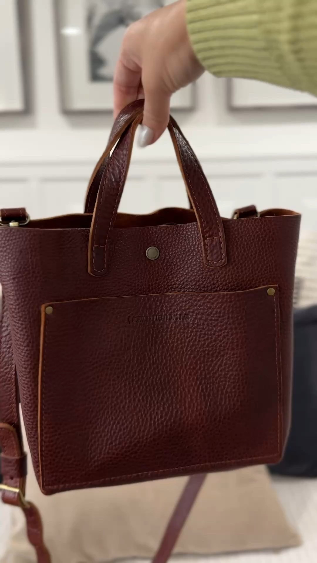 I have been eyeing this Nutmeg Mini Crossbody Tote for months and got it as a Christmas gift!! It’s so cute and holds quite a bit. The color is fantastic and the leather is super soft. Ordered a purse organizer to help keep things in place. The Micro Hydroflask is the perfect purse water bottle. 

They have an Amazon Storefront and the shipping is free and fast, or if you order from their website there is a coupon codes and a free gift right now with code NYE30 

Portland Leather Goods Mini Crossbody Tote: Nutmeg, snap closure 

#LTKFindsUnder100 #LTKmomlife #LTKdayinmylife