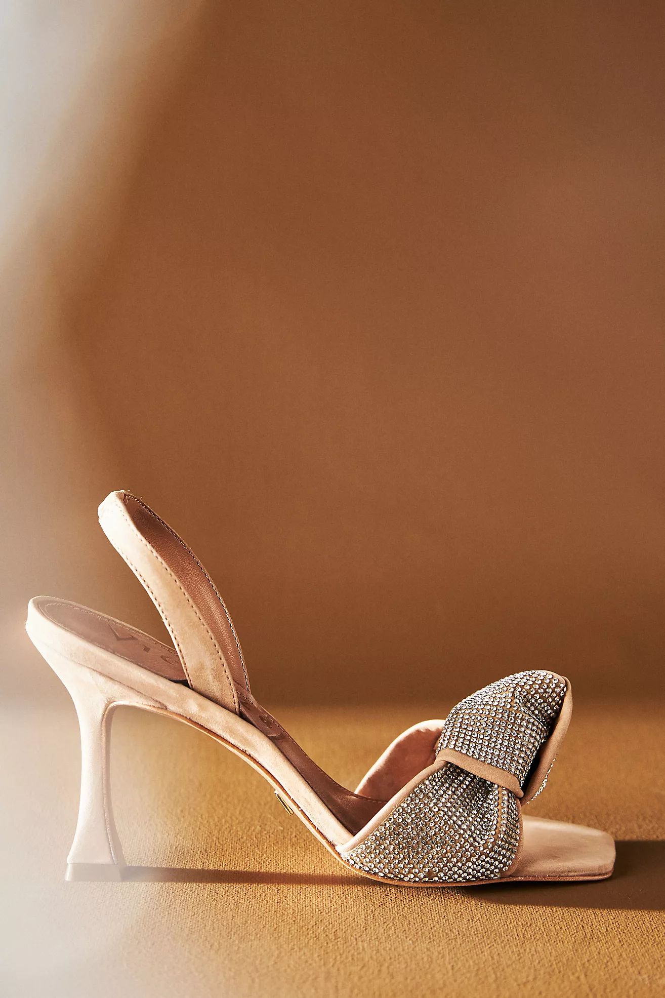 Vicenza Rhinestone Slip-Back Heels | Anthropologie (US)