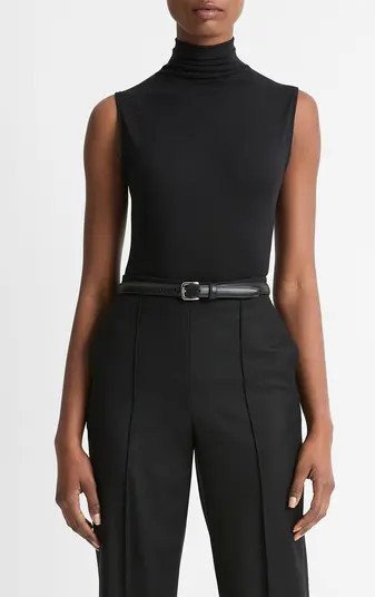 Sleeveless Modal Turtleneck Top | Nordstrom