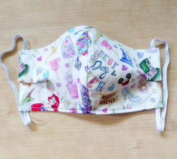 Disney Park Adult Face Mask | Etsy | Etsy (US)