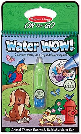 Melissa & Doug On the Go Water Wow! Reusable Water-Reveal Activity Pad - Animals | Amazon (US)