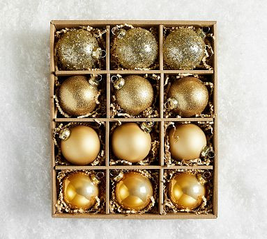Mixed Ornaments - Set of 12 | Pottery Barn (US)