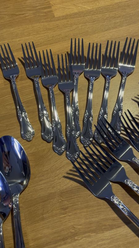 I’m OBSESSED with my new set of flatware! It’s the most perfect, vintage pattern and the quality is superb. 
If you are looking for a new set of flatware, this one is just beautiful. They would also make a lovely wedding gift!

#LTKfindsunder100 #LTKGiftGuide #LTKhome