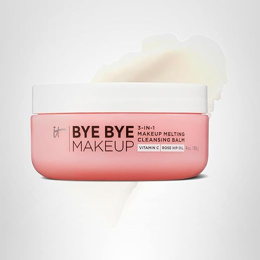 IT Cosmetics Bye Bye Makeup Cleansing Balm - 3-in-1 Makeup Remover, Facial Cleanser & Hydrating F... | Amazon (US)