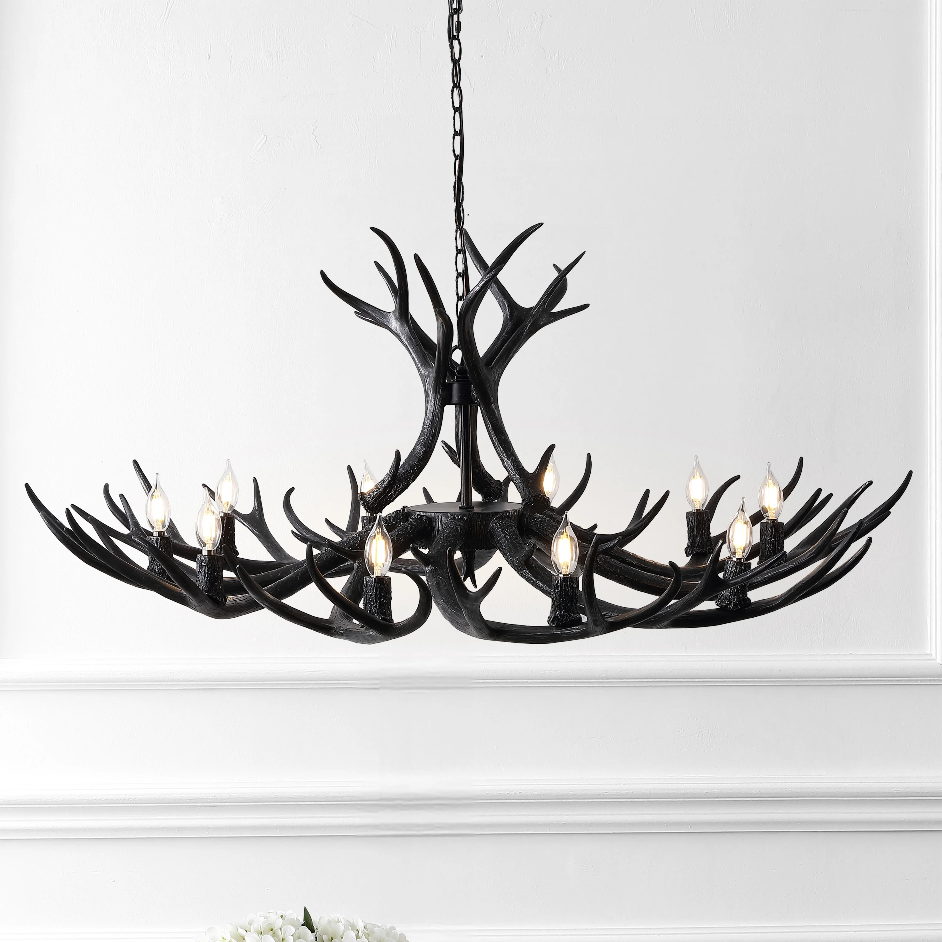 Rohrbach 5 - Light Candle Style Wagon Wheel Chandelier | Wayfair North America
