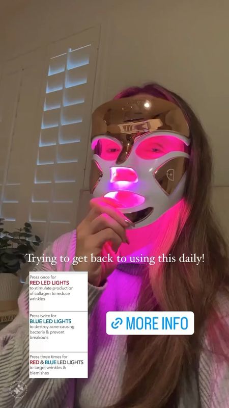 Led face mask. Love mine!! I do it for about 15 minutes  

#LTKbeauty #LTKGiftGuide