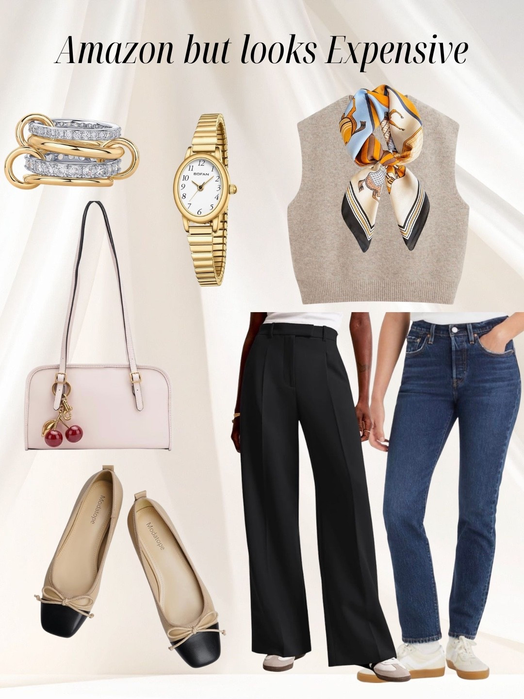 Amazon outfits that look designer. Perfect for work or weekend! 

#LTKWorkwear #LTKOver40 #LTKSeasonal