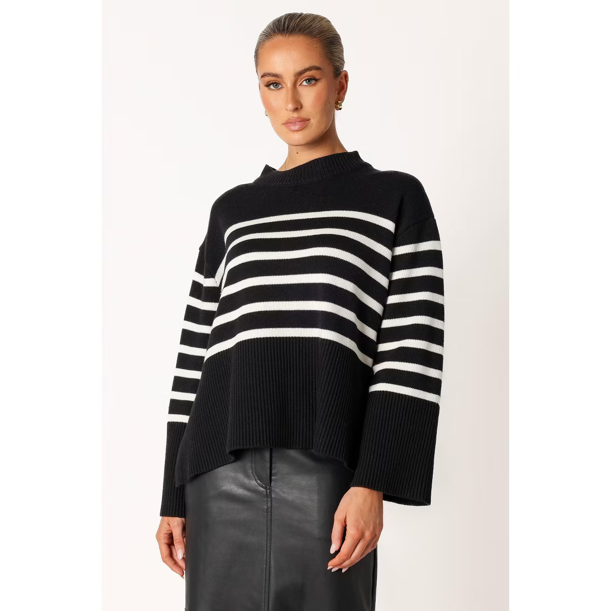 Petal and Pup Womens Avalynn Striped Knit Sweater | Target