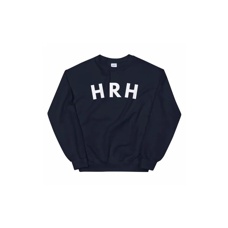 HRH Sweatshirt in Navy Blue  A Collection Inspired by the - Etsy | Etsy (US)