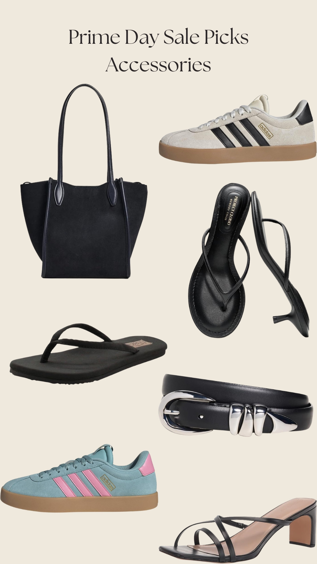 My Amazon Prime Day sale style and accessory favorites! 

Sneakers, flip flops, kitten heels, staple black belt, and a perfect everyday black handbag! 

 #LTKgrwm #LTKootd #LTKSaleAlert