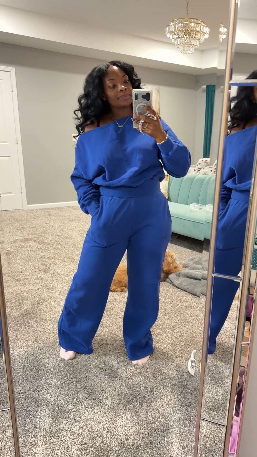 Went back for another color of this sweatsuit because I love it so much! Got the top in a small this time and I love the way it fits better than the medium top. 

#LTKCyberWeek #LTKootd #LTKSaleAlert