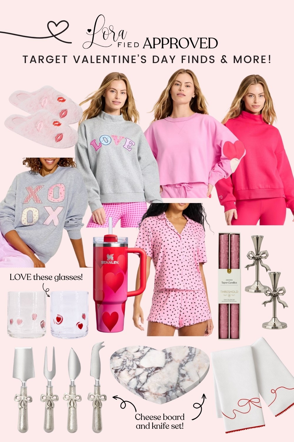 LORAfied Approved Valentine’s Day Finds! Featuring cute loungewear, home decor, and more! 💗❤️

target new arrivals, target fashion, target home, target loungewear, valentine’s day, valentine’s day outfit, valentine’s day pajamas, valentine’s day home decor 

#LTKHome #LTKSeasonal #LTKFindsUnder50
