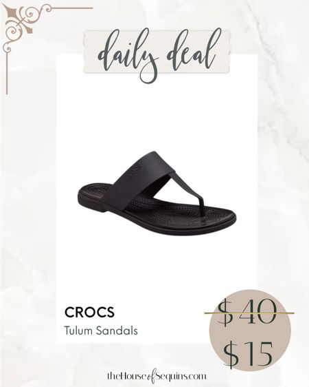 Shop Crocs Tulum sandals for ONLY $15!