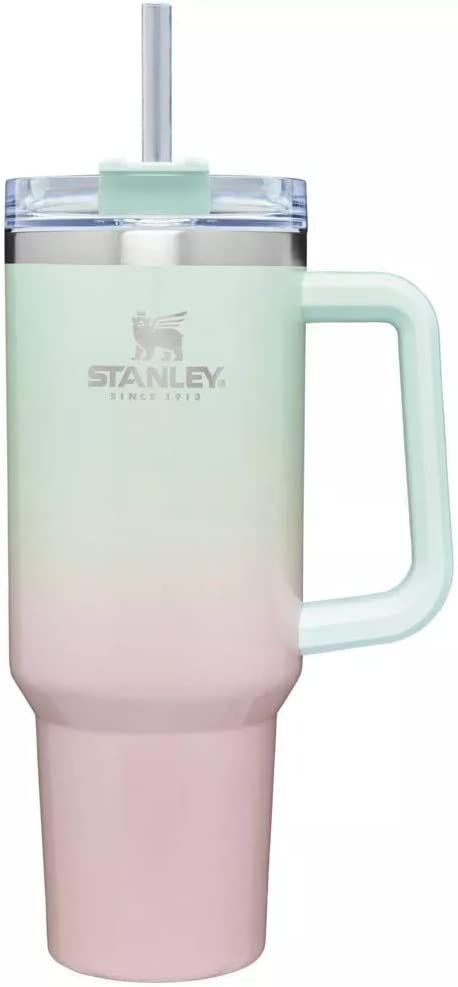 Stanley Adventure 40oz Stainless Steel Quencher Tumbler-Spearmint/Parfait Ombre | Amazon (US)