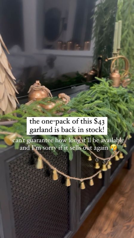 Real touch garland in stock for $43! Highly recommend! 

#LTKHoliday #LTKSeasonal #LTKhome