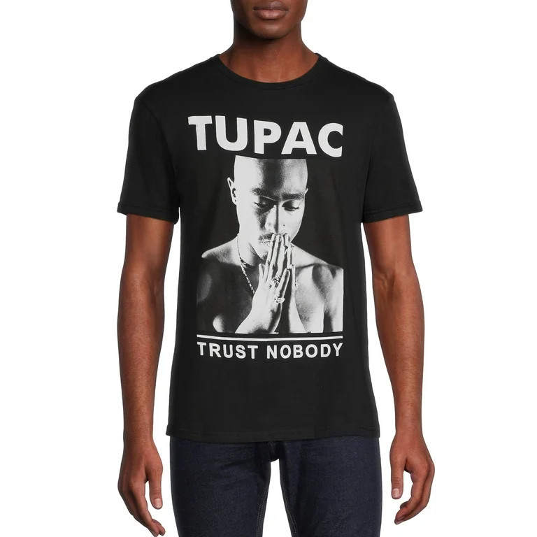 Tupac Men's Trust Nobody T-Shirt with Short Sleeves | Walmart (US)