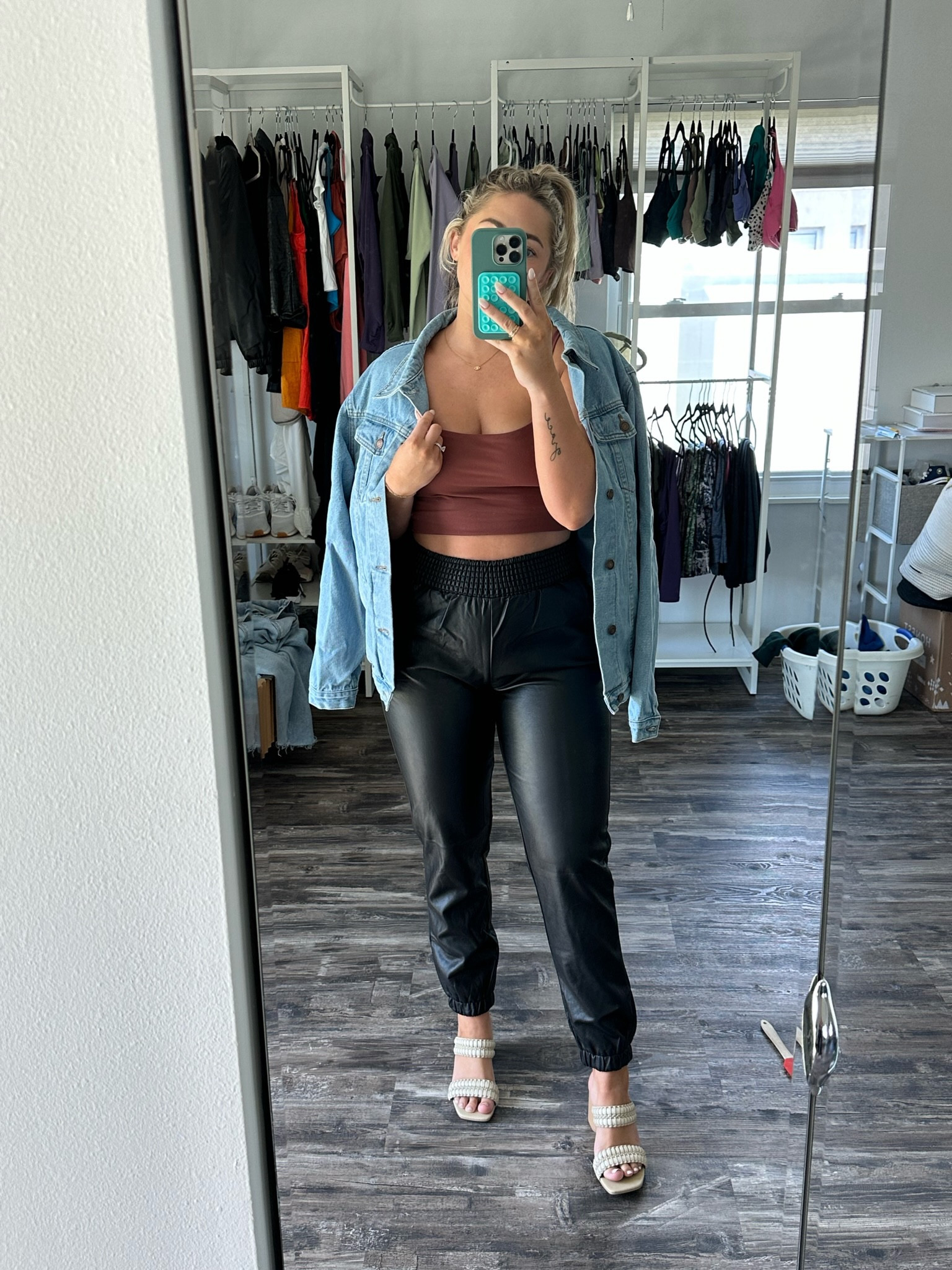 These leather joggers😍

#LTKSale