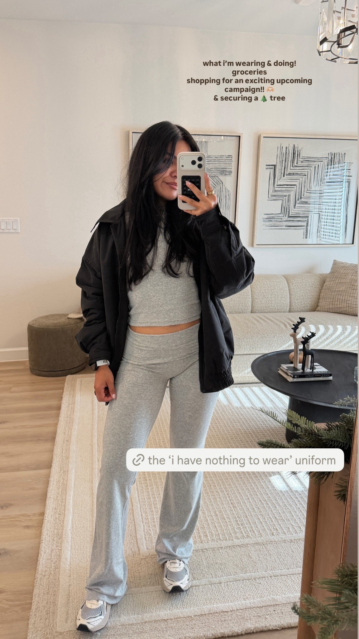 Size S jacket and the set is linked on my IG stories! 🫶🏼