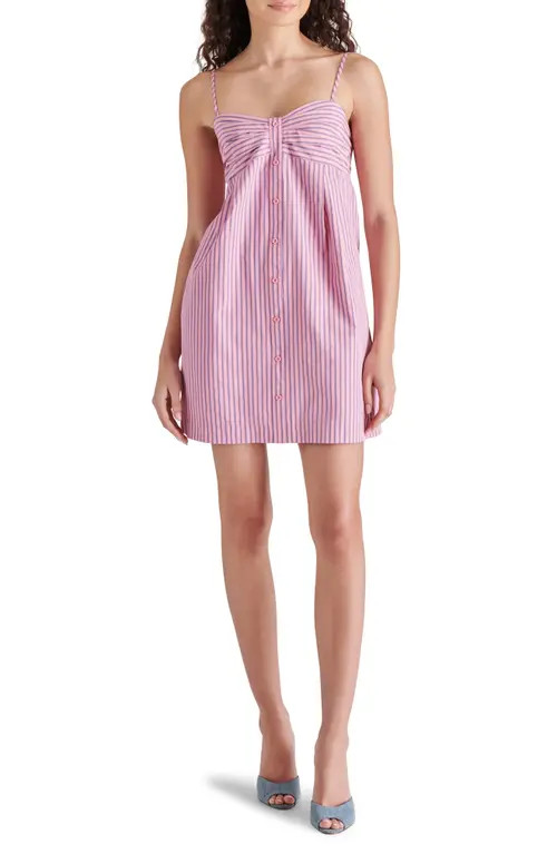 Steve Madden Devi Stripe Sundress in Pink at Nordstrom, Size Medium | Nordstrom