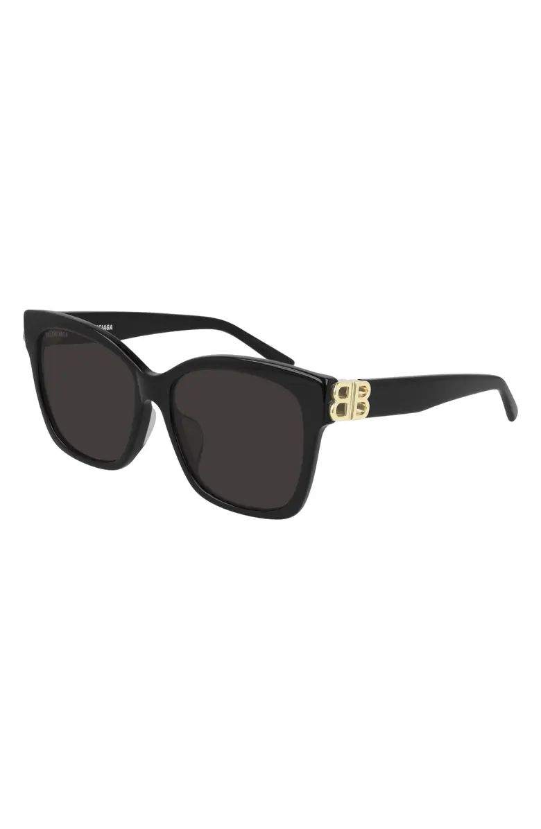 Balenciaga 57mm Square Sunglasses | Nordstrom | Nordstrom