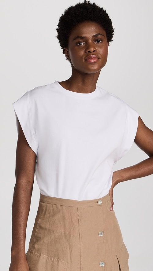 Crew Neck Muscle Tee | Shopbop