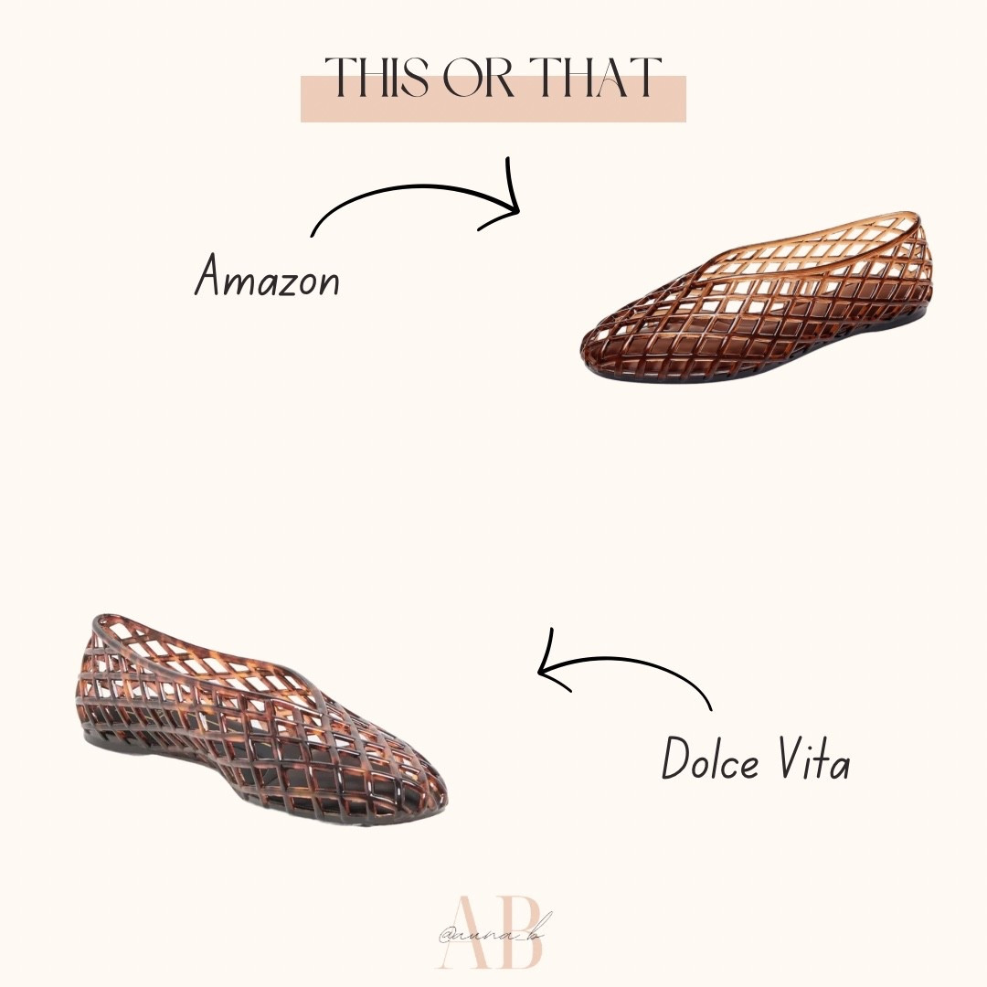 DESIGNER INSPIRED —> Dolce Vita jelly flat for less at Amazon!