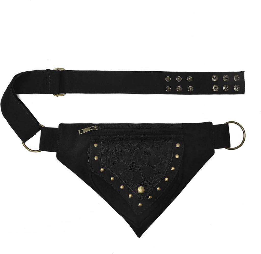 XUELILEU Fanny Pack for Women Lace Belt Bag Waist Bag Fashion Waist Pack Pouch Small Purse for Pa... | Amazon (US)