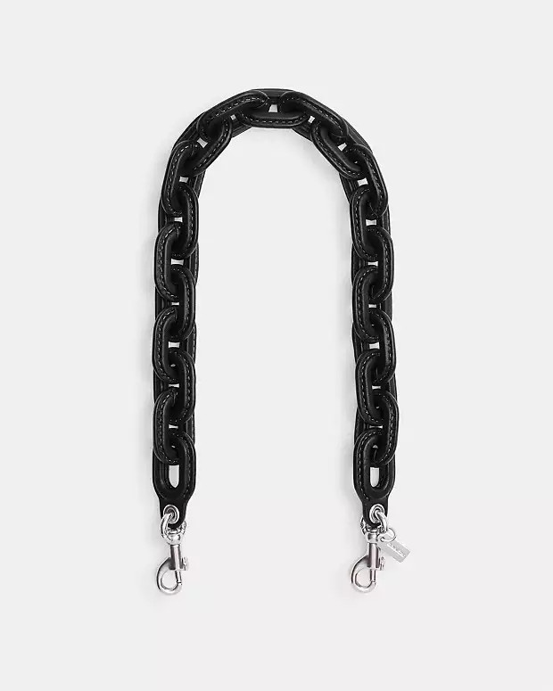 Leather Covered Short Chain Strap | Coach (US)