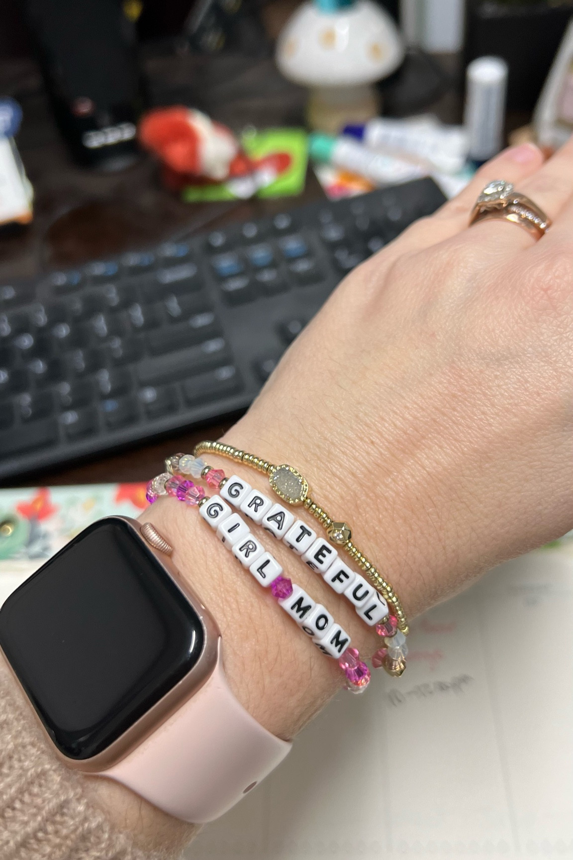 Todays stack! I love these friendships bracelets.✨

#LTKfindsunder50 #LTKworkwear #LTKGiftGuide