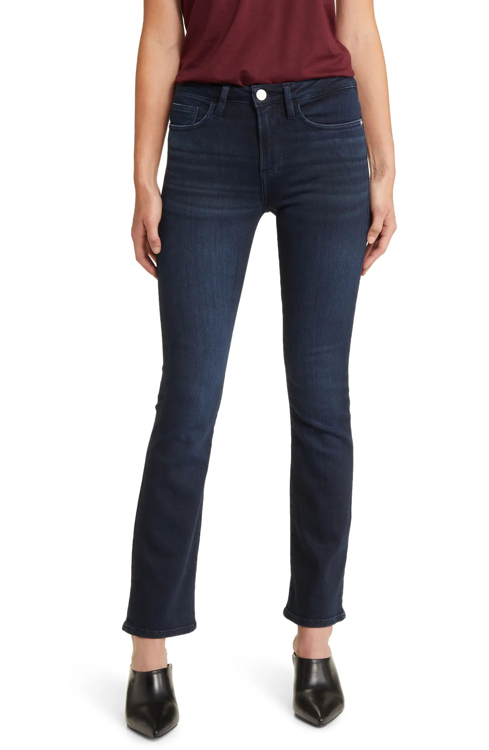 Le Crop Mid Rise Mini Boot Jeans | Nordstrom