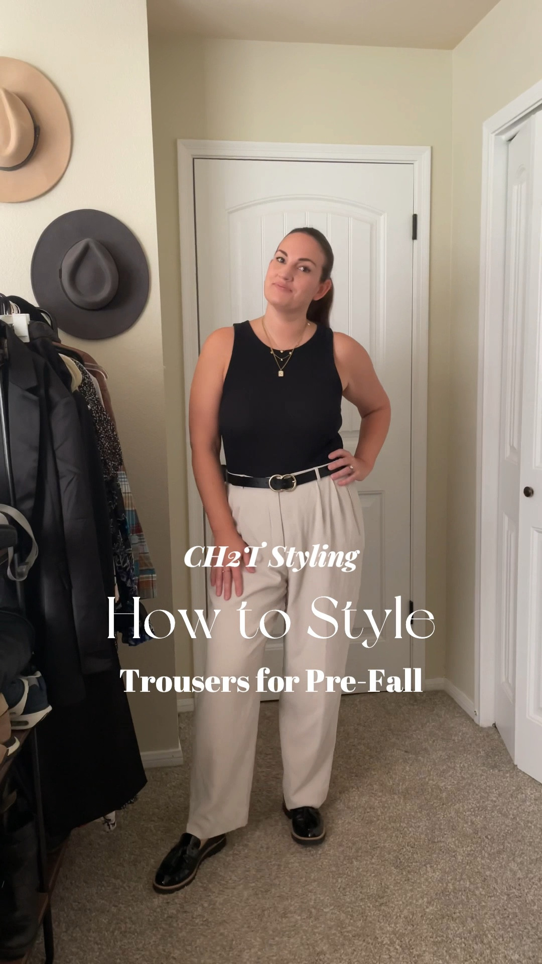 How to Style ~ Trousers for Pre-Fall 🍂 I found the trifecta of trousers - they’re wide leg✔️ loose fitting✔️ & high-waisted✔️ 
They happen to be a petite size 16, since they were my MILs and she was much shorter than me, but I found that the fit ended up being perfect 👌
Linking several similar 👉

#LTKworkwear #LTKstyletip #LTKmidsize